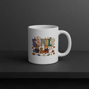 Taza De Café Bloque de letras de familia