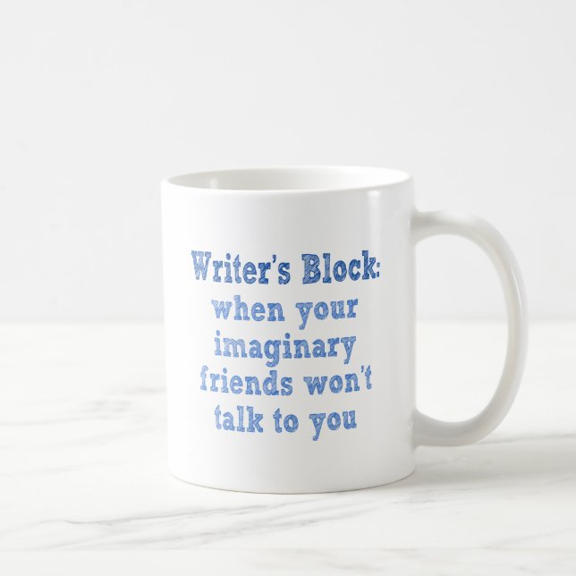 Taza De Café Bloque de los escritores: (Derecha)