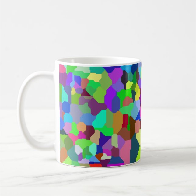 Taza De Café Bloquear mosaico 11oz Mug (Izquierda)