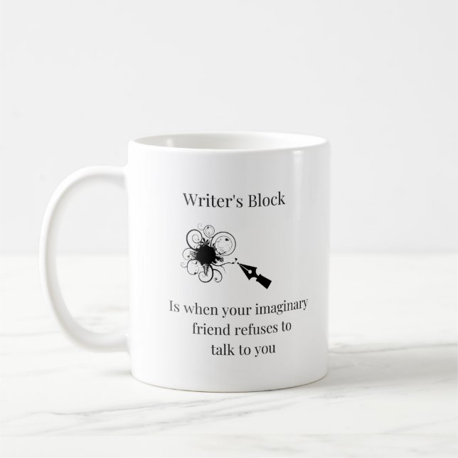 Taza De Café Bloqueo de escritor: Mug NANOWRIMO (Izquierda)