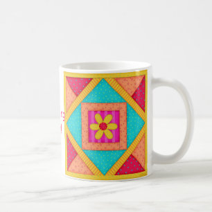 Taza De Café Bloqueo de trama de bloques de "nuez de calderilla