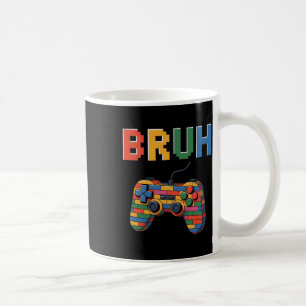 Taza De Café Bloques de Construcción Bruh Juegos Jugador Chicos