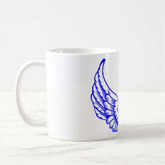Taza De Café Blue Angel Wings Mug.