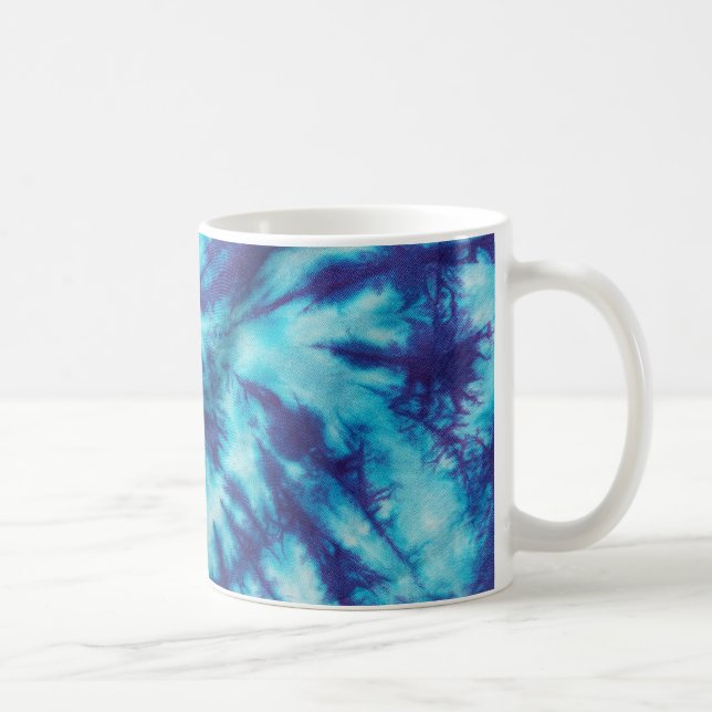 Taza De Café Blue Aqua Tye (Derecha)