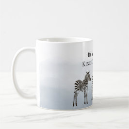 Taza De Café Blue Black Zebras Be Your Own Kind of Beautiful