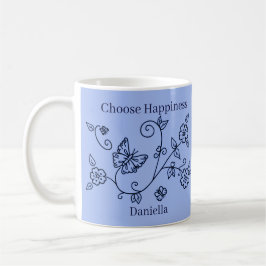 Taza De Café Blue Butterfly Reminder Mug