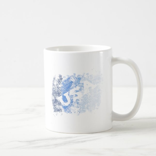 Taza De Café Blue Crystals USA (Derecha)