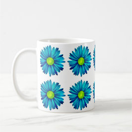 Taza De Café Blue Daisy Mug