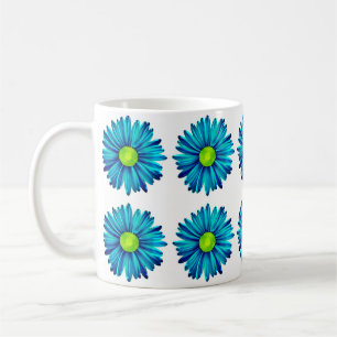 Taza De Café Blue Daisy Mug