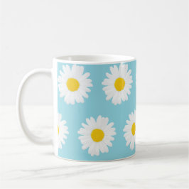 Taza De Café Blue Daisy Mug