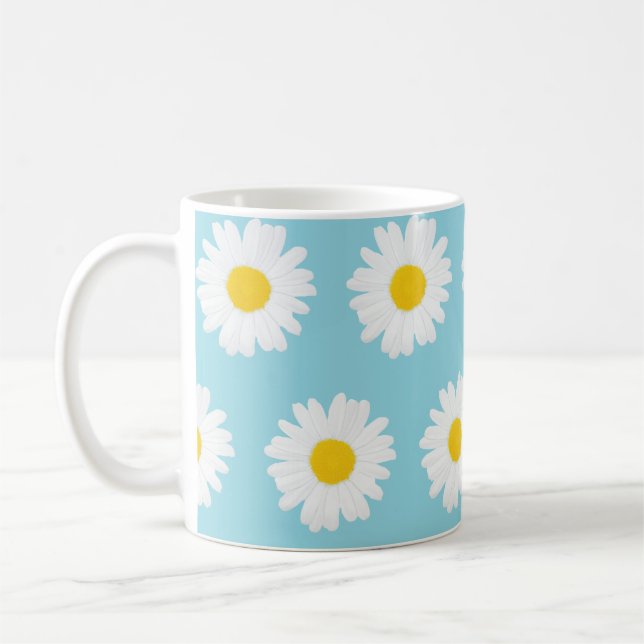 Taza De Café Blue Daisy Mug (Izquierda)