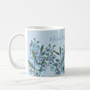 Taza De Café Blue Delphinium Coffee Mug
