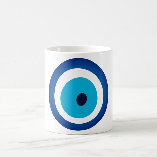 Taza De Café Blue Eye Lucky Charm (Centro)