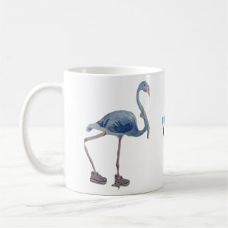 Taza De Café Blue FLAmingo mug Vote Harris 2024