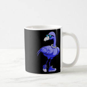 Taza De Café Blue Flamingo Pearls Comma La Kamala Harris 2024