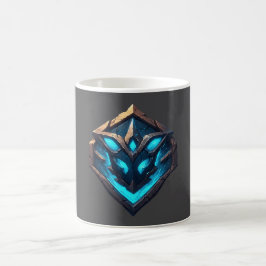 Taza De Café Blue Frost Rune Emblem