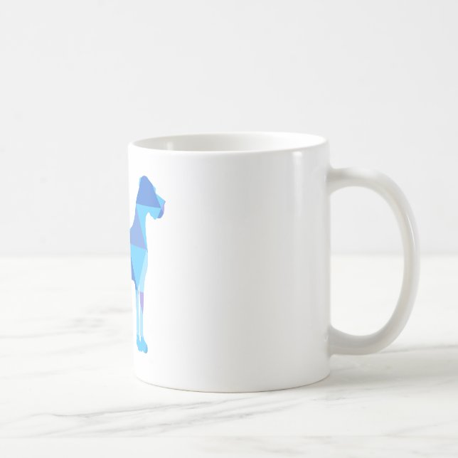 Taza De Café Blue Great Dane Triangulus (Derecha)