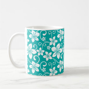 TAZA DE CAFÉ BLUE HAWAII (VERDE AZULADO)