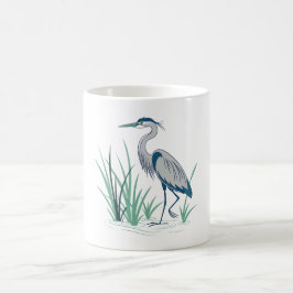 Taza De Café Blue Heron