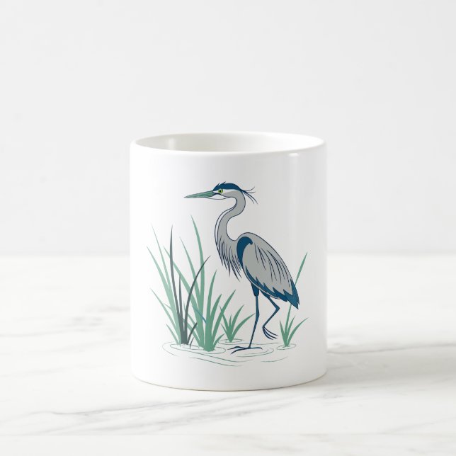 Taza De Café Blue Heron (Centro)