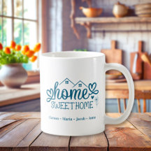 Blue Home Sweet Home Personalizado
