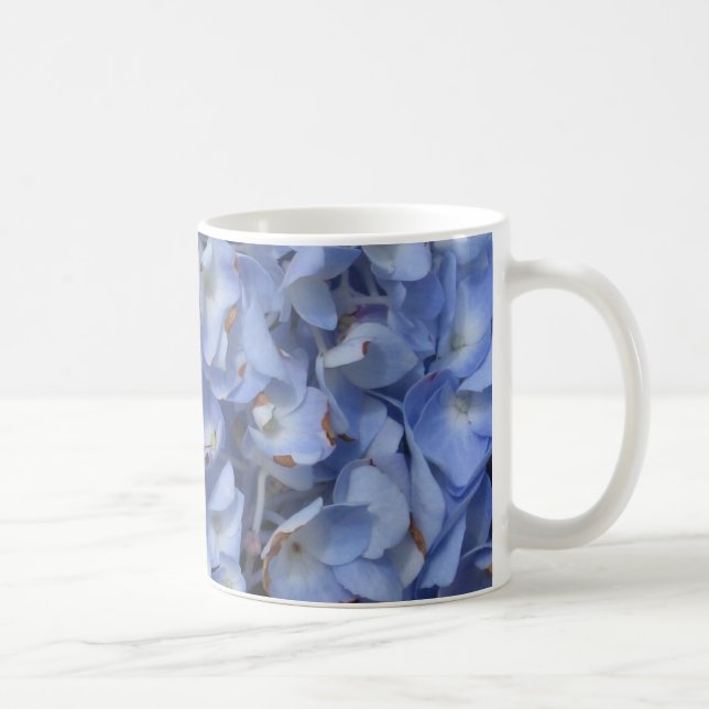 Taza De Café Blue Hydrangea Coffee Mug (Derecha)