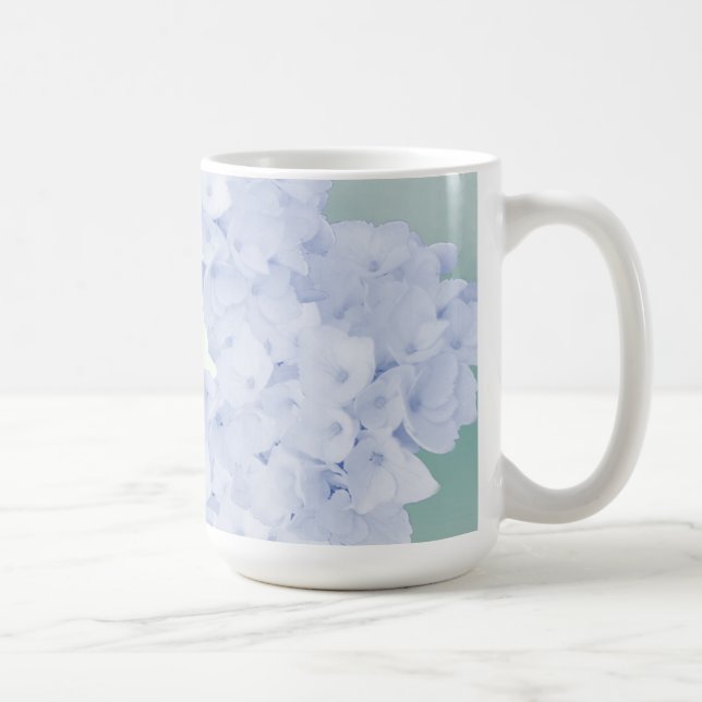 Taza De Café Blue Hydrangeas Coffee Mug estilo País (Derecha)