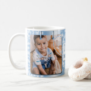 Taza De Café Blue I Love My Son Photo Coffee