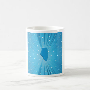 Taza De Café Blue Illinois Mug