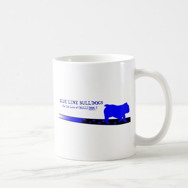 Taza De Café Blue Line Logo-2010 (Derecha)