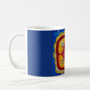 Taza De Café Blue Mandala Mug
