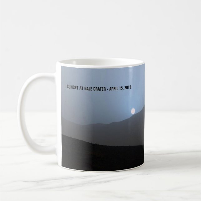 Taza De Café Blue Martian Sunset (Izquierda)