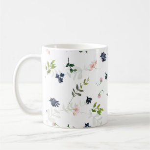 Taza De Café Blue Meadow Flower Mug
