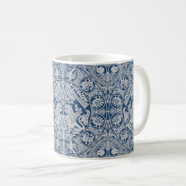Taza De Café Blue Medieval Menagerie Mug (Anverso derecho)