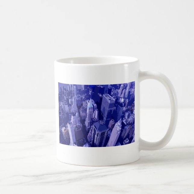 Taza De Café Blue New York (Derecha)