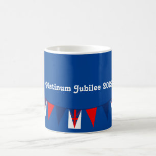 Taza De Café Blue Platinum 2022 Jubilee Coffee Mug