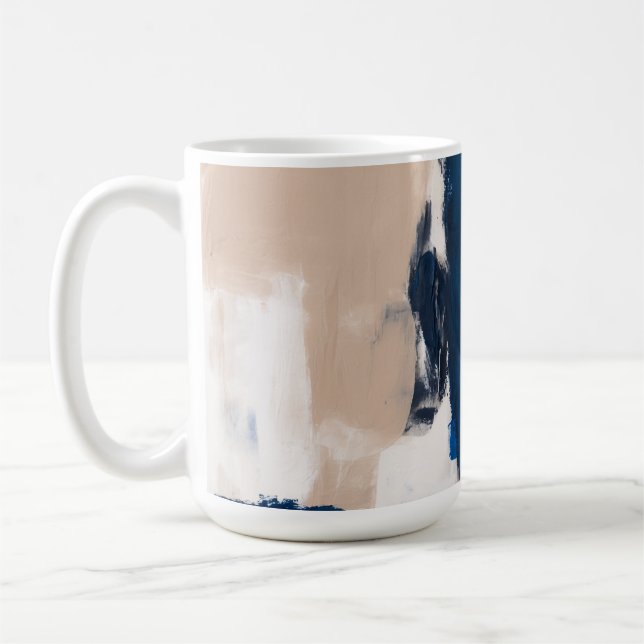 Taza De Café Blue Pulse of Stillness (Izquierda)