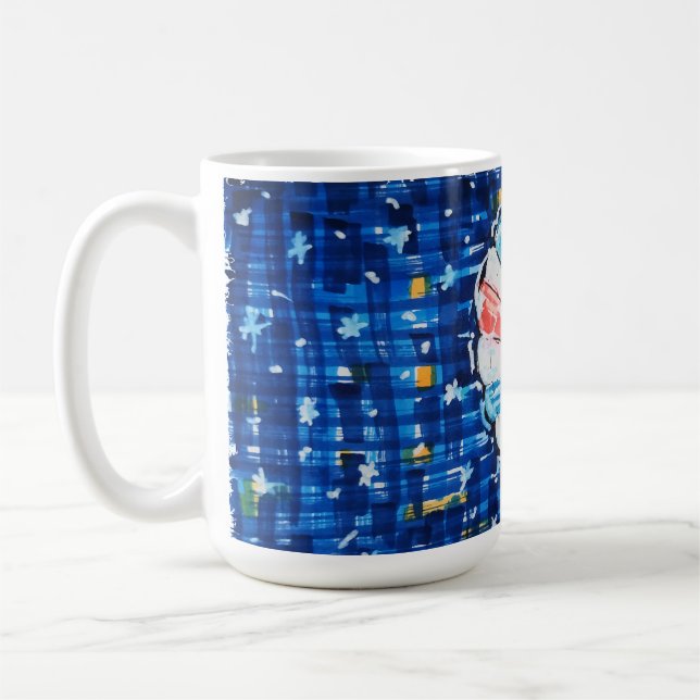 Taza De Café Blue Sky Hot Air Balloon (Izquierda)