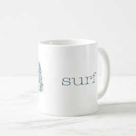 Taza De Café Blue Surfer