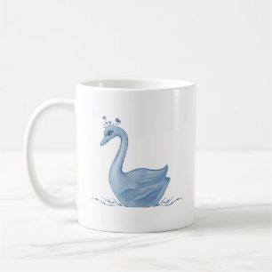 Taza De Café Blue Swan Mug