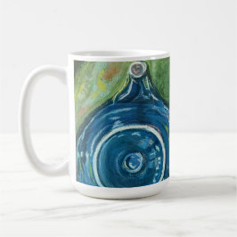Taza De Café Blue Teapot and Chai Artwork