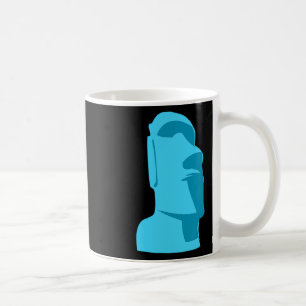 Taza De Café Blue Tiki Moai Easter Island Luau Gift