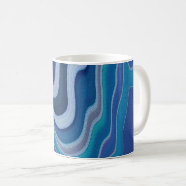 Taza De Café Blue Wave (Anverso derecho)