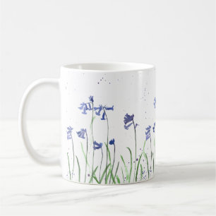 Taza De Café Bluebells Purple floral Garden Woodland