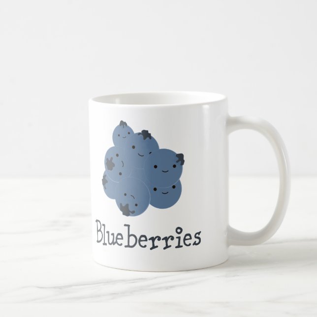 Taza De Café Blueberries (Derecha)