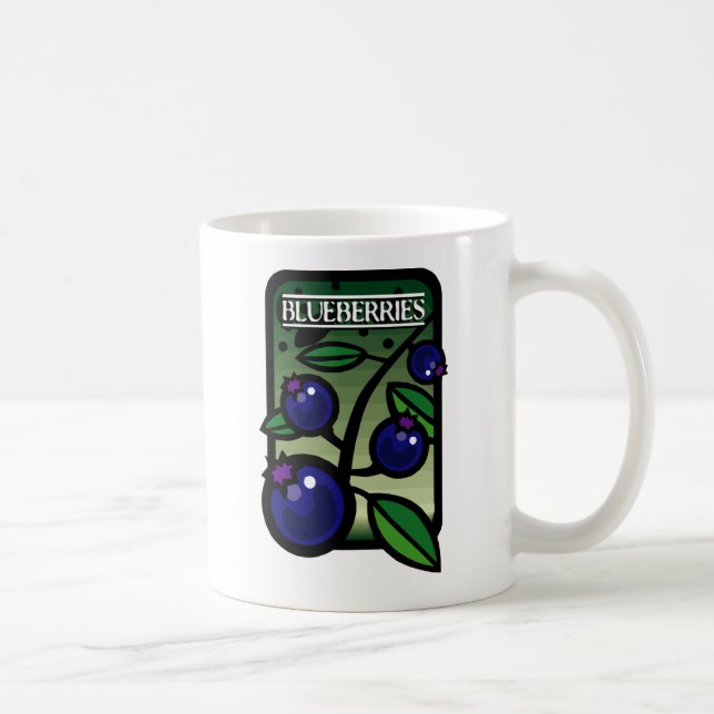 Taza De Café Blueberries (Derecha)
