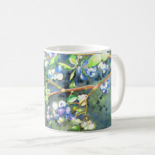 Taza De Café Blueberries, fruta romántica