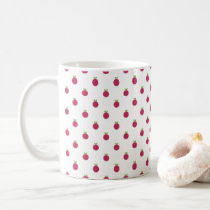Taza De Café Blueberries polka dota café mug