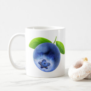 Taza De Café Blueberry
