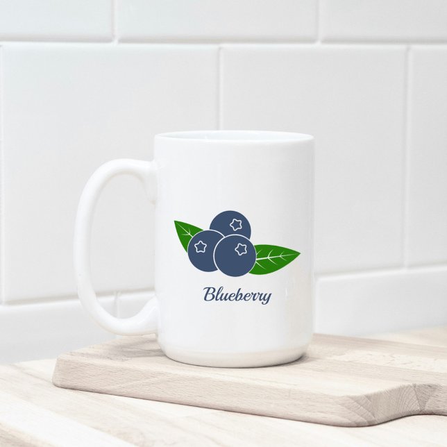 Taza De Café Blueberry Coffee Mug (Blueberry Coffee Mug)